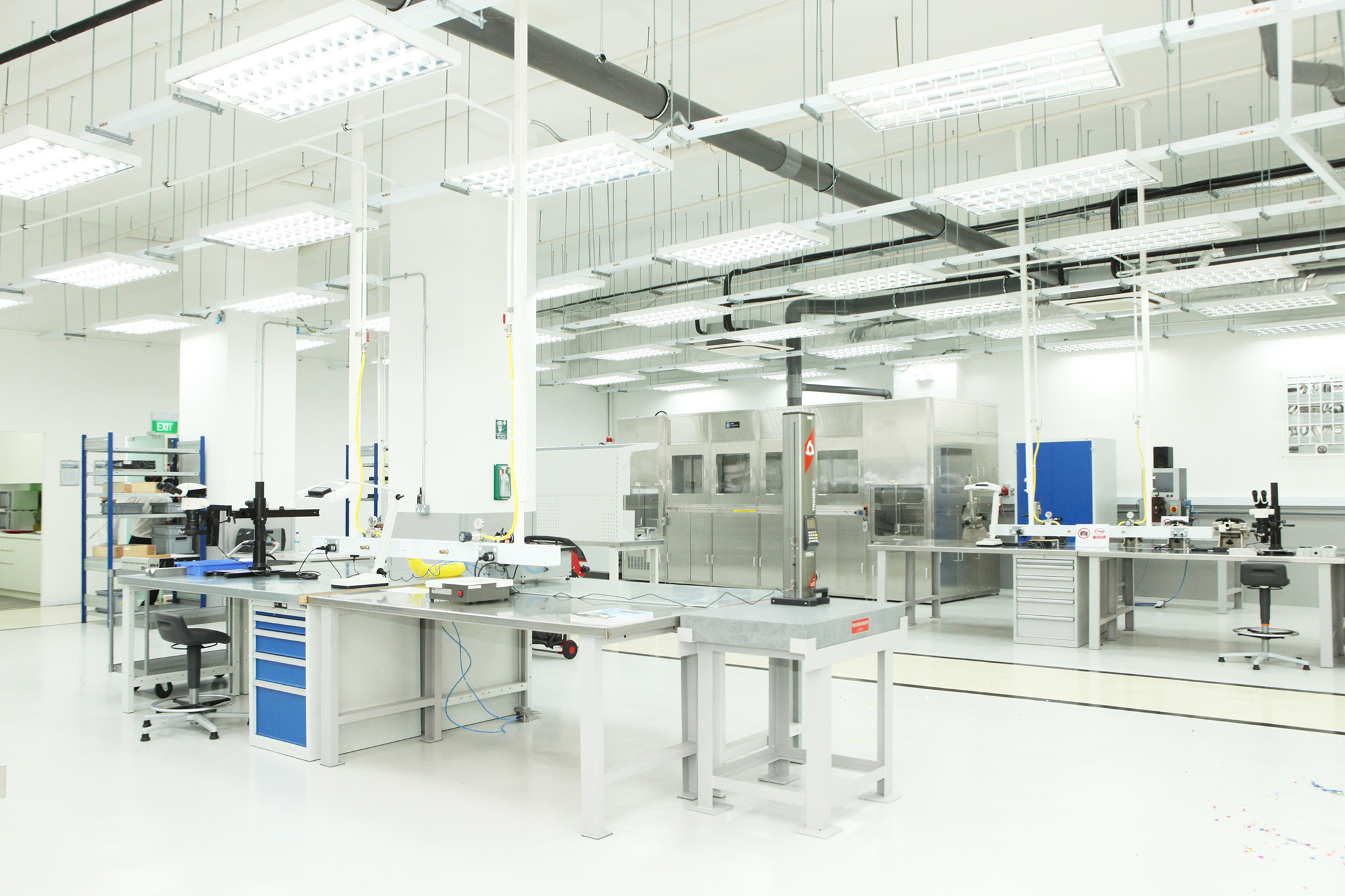 FAG航空航天新加坡公司的軸承測試、修復(fù)和再制造中心概覽圖。